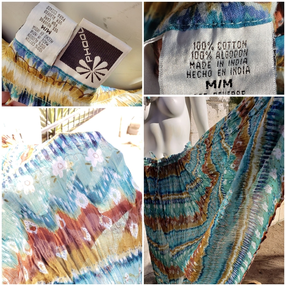 PHOOL Vintage 70s Cotton Gauze - Picture 3 of 5